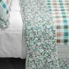 Slickblue Full/Queen Cotton 3PC Quilt Set, Vermicelli Quilted, 7 Design Options, Reversible, Includes 2 Shams - 4 of 4