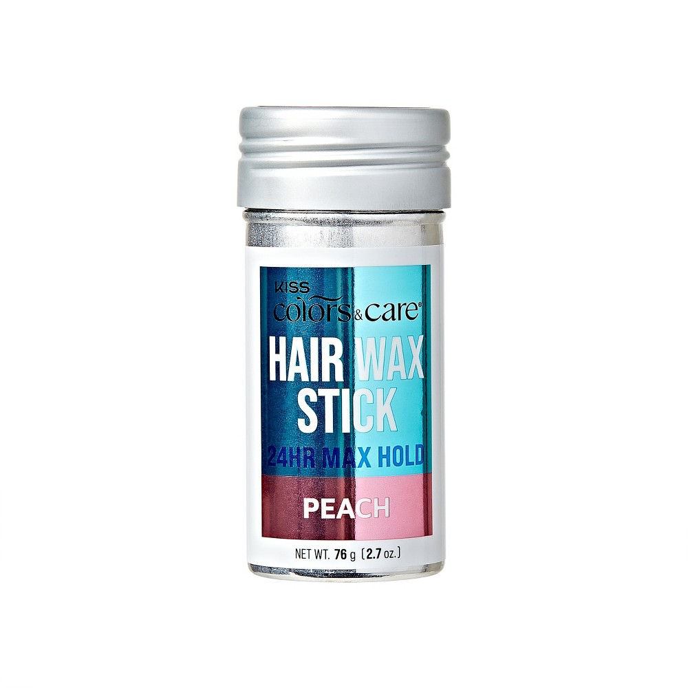 Photos - Hair Styling Product KISS Products Color Care Hair Wax Stick - Peach - 2.7oz