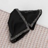 Unique Bargains Triangle Pattern Hair Clip 4.92"x1.57"x3.15" Black 1 Pc - 4 of 4
