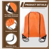 Unique Bargains Fitness Sports Travel Lightweight Drawstring Backpacks 2 Pcs - 3 of 4