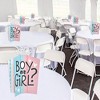 Big Dot of Happiness Baby Gender Reveal - Table Decorations - Team Boy or Girl Party Fold and Flare Centerpieces - 10 Count - 2 of 4
