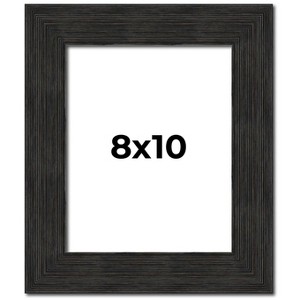 PosterPalooza | Photo Size Contemporary Black Frame - UV Acrylic, Foam Board Backing, Hanging Hardware - 1 of 4