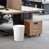 Aoibox Small Trash Can Wastebasket Garbage Bin for Bathroom, Bedroom, Kitchen, Office, Dorm - 3 Pack, White - 3 of 4