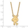 Black Bow Jewelry 14k Yellow Gold Iowa State Cyclones NCAA Necklace 18 Inch - 2 of 4
