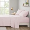 Elegant Smooth Solid Microfiber Sheet Set, All Season Bedding Set, Cozy Home Textile for Modern Bedroom Decor - 4 of 4