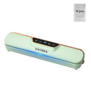 VAVSEA Vacuum Sealer, 62Kpa Food Sealer Machines with 4 Modes, Dry/Draw/Seal/Vac, Dry & Moist Food Storage Sous Vide for Kitchen - 1 of 4