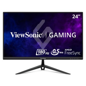 ViewSonic VX2428A 24 Inch 1080p 0.5ms 180Hz IPS Gaming Monitor with FreeSync, HDMI 1.4, and DisplayPort Inputs - 1 of 4