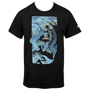 Mens Batman The Dark Knight Returns Gargoyle Jim Lee Comic Image T-Shirt - 1 of 2