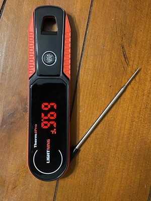 ThermoPro Lightning One Second Instant Meat Thermometer REVIEW 