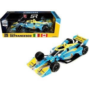 Dallara IndyCar #29 "WOOOOO Energy" Andretti Steinbrenner Autosport "NTT IndyCar" (2023) 1/18 Diecast Model Car by Greenlight - 1 of 3