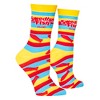 Crazy Socks, Favorite Candy Print Socks for Adults, Fun Colorful Prints - 3 of 4