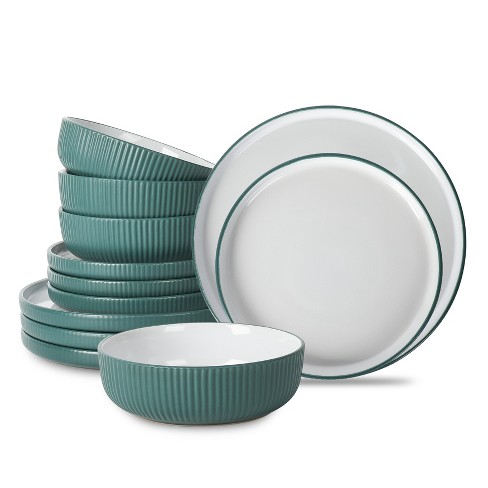 Christian Siriano Laro 12-Piece Dinnerware Set Stoneware, Service for 4 - image 1 of 4