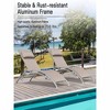70.08 "Outdoor lounge chairs (set of 2) with adjustable backrest - 4 of 4