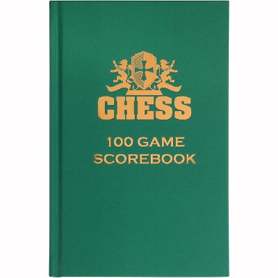 WE Games Hardcover Chess Scorebook & Notation Pad - Soft Touch