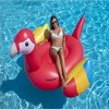 Swimline 93" Scarlet Macaw Parrot Novelty Inflatable Swimming Pool Floating Raft - Yellow/Red - 2 of 4