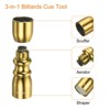 Unique Bargains Snooker Pool Cue Tip Tool Billiard Stick Tip Repair Accessories Scuffer Shaper Aerator - image 4 of 4