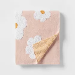 48"x58" Knit Throw Daisy Pink - Pillowfort™