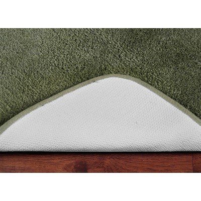 Deep Fern Traditional Nylon 2-Piece Bath Rug Set