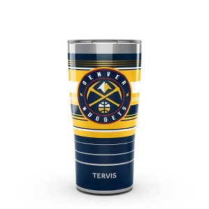 NBA Denver Nuggets 20oz Hype Stripes Stainless Steel Tumbler - 1 of 3