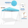 EAGLE PEAK Slant Leg Pop-up Canopy Tent Easy One Person Setup Instant Outdoor Beach Canopy Folding Portable Sports Shelter - 4 of 4