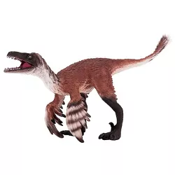 Mojo Dinosaur Troodon with Articulated Jaw Realistic Figure