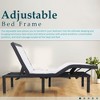 Continental Sleep,15" Adjustable Bed Frame Base with 3 Programmable Positions, Head And Foot Incline, LED Ambient Lighting, White - image 3 of 4