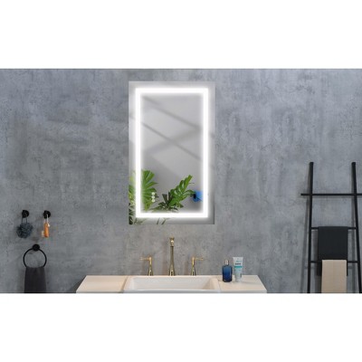 Vynxaria 32" x 20" LED Bathroom Mirror: Illuminate Your Space with Elegance and Clarity