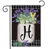 Briarwood Lane Everyday Garden Flag 12x18 For Outdoor Farmhouse Monogram Letter H Garden Flag Flags For Outside - 2 of 4