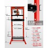 12-Ton Red H-Frame Hydraulic Shop Press  – Adjustable (2"-29.5") for Bearing/U-Joint Removal (Garage/Metalworking, 1-Piece) - 2 of 4