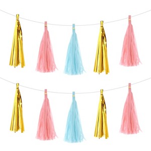 Unique Bargains Garland DIY Decoration Tassel Garland Banner 30 Pcs - 1 of 4