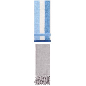 REGALWOVEN 2 Packs Cotton Absorbent Soft Decorative Bathroom Hand Towel for Kitchen - 1 of 4