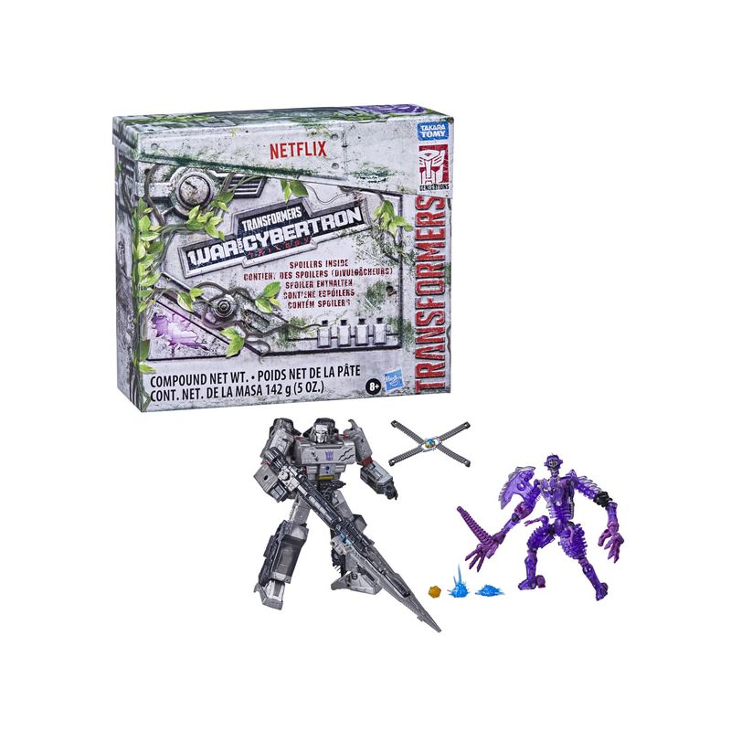 Megatron and Paleotrex Set of 2 Netflix Edition | Transformers Generations War for Cybertron Trilogy Action figures, 5 of 6