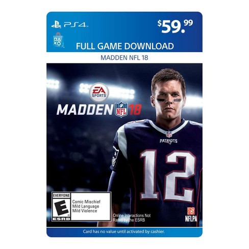 Madden Nfl 18 Playstation 4 Digital Target - roblox nfl football 1 codes