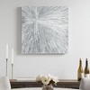 PAGED 30"x30" Metallic Sunburst Framed Wall Art for Living Room,Textured Resin Abstract Wall Decor for Bedroom,Hand Painted Dimensional Resin Wall Art - 4 of 4