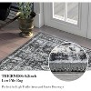 Acekool Vintage Area Rug, Washable Soft Low Pile Non Slip Carpet for Bedroom Living Room, Easy Care Retro Indoor Decor - 4 of 4