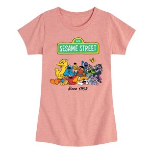 Girls' - Sesame Street - Since 1969 Fitted Short Sleeve Graphic T-Shirt - 1 of 4