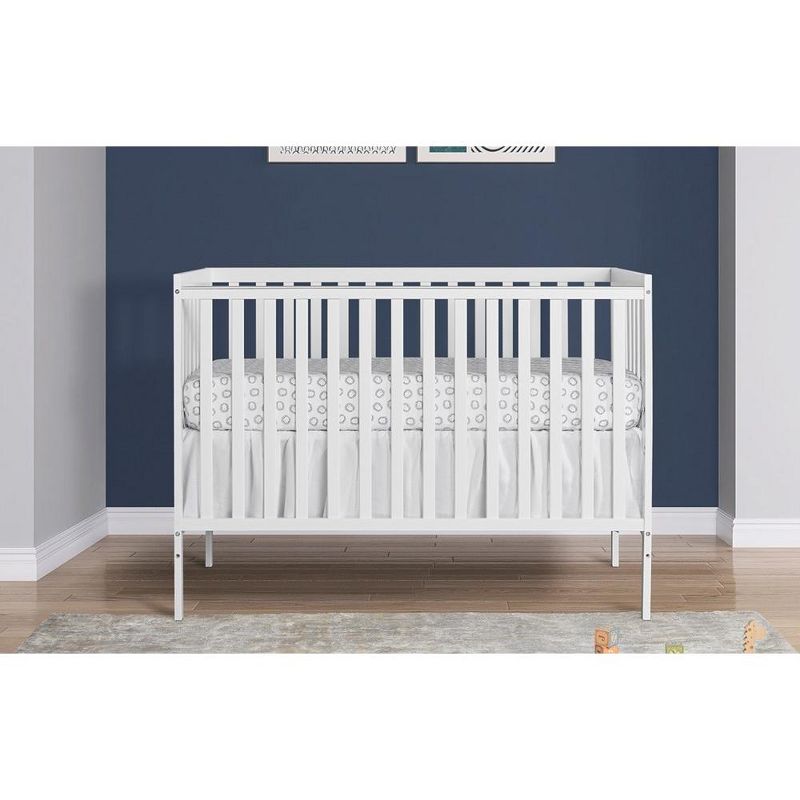 Dream On Me Greenguard Gold & JPMA Certified Synergy 5 in 1 Convertible Crib, White, 6 of 15