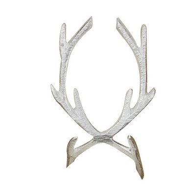 Split P Reindeer Napkin Ring Set - Silver