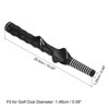Unique Bargains Rubber Left-Handed Beginner Non-Slip Golf Club Training Grip Black 2 Pcs - 2 of 4