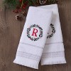 SKL Home 2pk Wreath Monogram Hand Towels "R" - 3 of 4