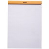 Rhodia Staplebound Notepad - Graph 80 sheets - 8 1/4 x 11 3/4 - Orange cover - 2 of 3