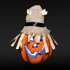 Fun Little Toys LED Light up Jack O Lantern Pre-Lit Halloween Pumpkin Lantern Indoor/Outdoor Holiday Decoration,Lantern - 3 of 3