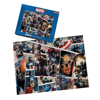 Aquarius Puzzles Marvel Avengers Comic Cover 500 Piece Jigsaw Puzzle :  Target