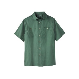 KingSize Short-Sleeve Pocket Sport Shirt - 1 of 4