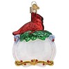 Old World Christmas Glass Blown Ornament, Memorial Cardinal - 3 of 4
