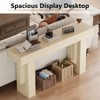 63-Inch Farmhouse Entryway Table for Entrance, Hallway, Living Room - 4 of 4