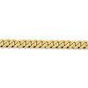 Black Bow Jewelry 8.75mm 14k Yellow Gold Beveled Curb Chain Bracelet - 2 of 4