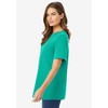 Woman Within Plus Size Perfect Short-Sleeve Crewneck Tee - 4 of 4