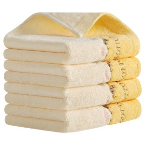 REGALWOVEN Home Decor Floral Embroidered Pure Cotton Bathroom Hand Towel 13" x 29" - 1 of 4