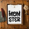 Simply Sage Market Women's Momster Halloween Short Sleeve Garment Dyed Tee - 3 of 4